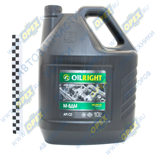 2495 Масло дизельное М-8ДМ SAE 20 (10л); API CD Oil Right